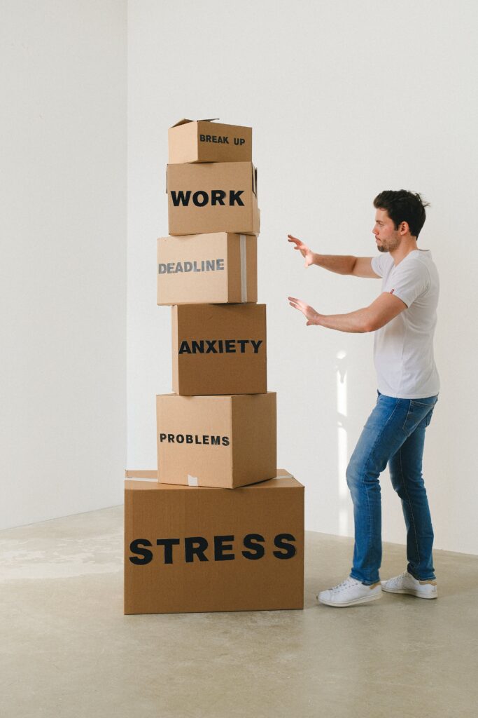 Anxiety and stress boxes image